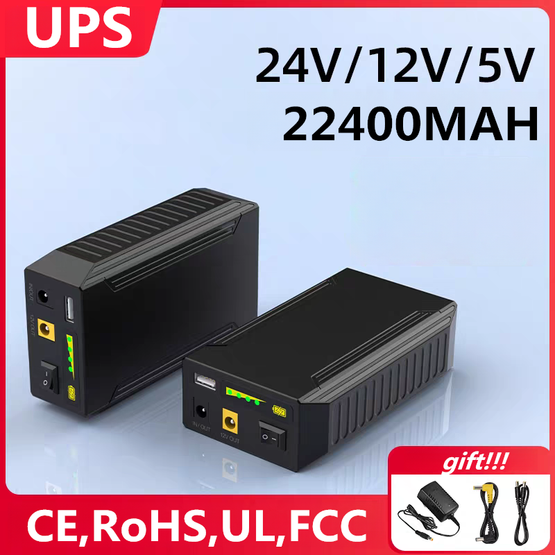 Outdoor Power Vacuum - リチウムイオンUSBバッテリー,24v,12v,5v,22400mah,モニター,UPSルーター,ライト,音声ボックス,モーター,屋外非常用電源