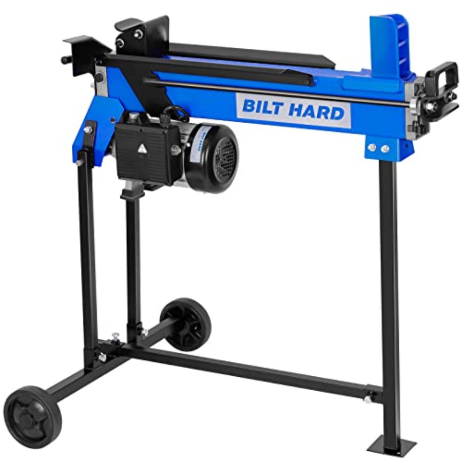 Log Splitter Electric - BILT HARD 6.5トン電動薪割り機（スタンド付き）- 15アンプモーター油圧式薪割り機、電動薪割り機