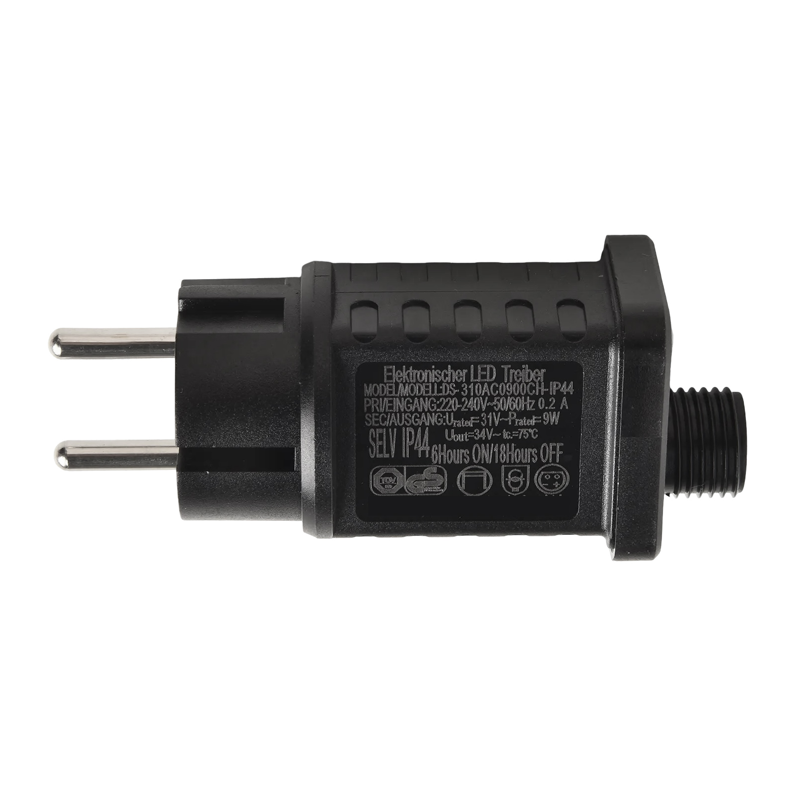 31V 9W LED 変圧器電源タイマー付きストリングライト - Outdoor Power Meter のレビューと価格