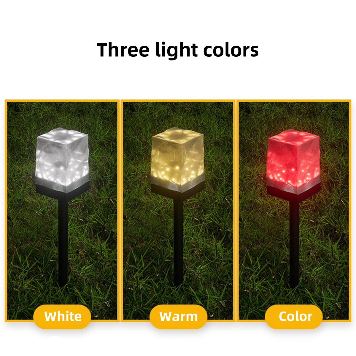 防水ソーラーLEDランプ,屋外照明,氷のような形,庭の装飾, - Outdoor Power Block のレビューと価格