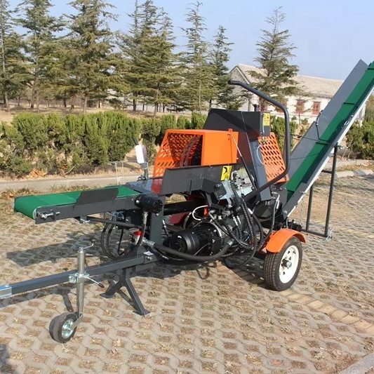 20トン水平油圧式ログスプリッター（コンベア付き）；油圧式手 - Log Splitter Electric のレビューと価格