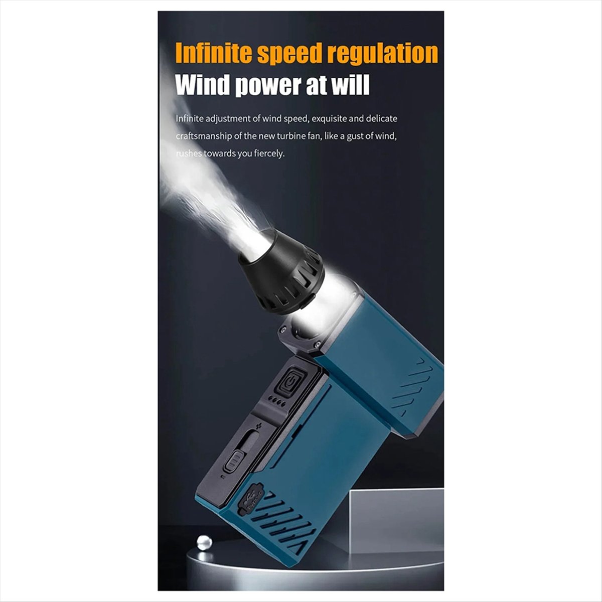 130000RPM ハイパワー屋外ハンドヘルドファン キャン - Outdoor Power Vacuum のレビューと価格