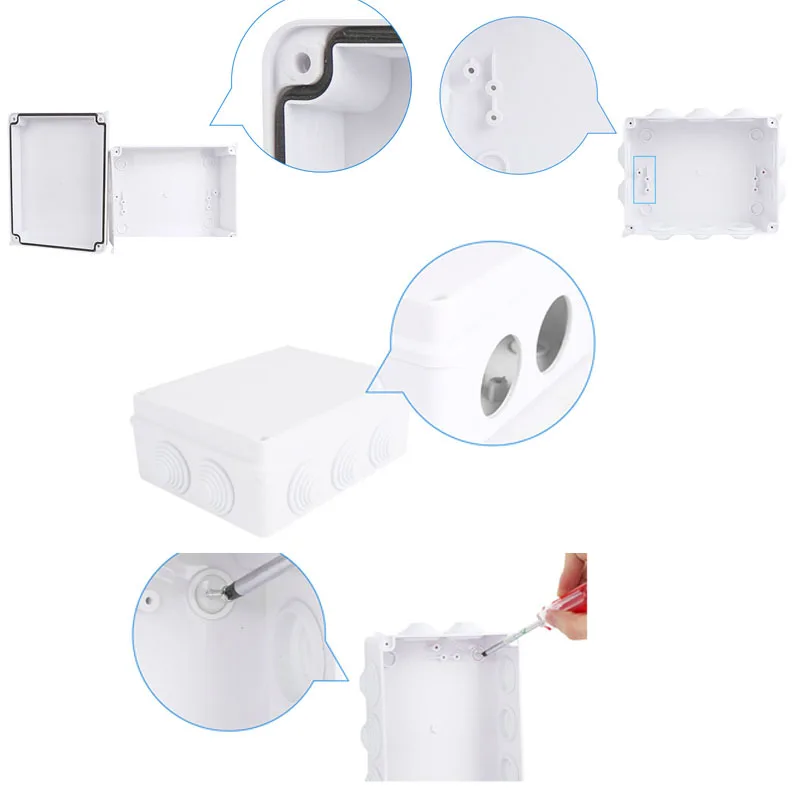 屋外防水電源ボックス ABS プラスチック IP65 電気制 - Outdoor Power Supply Box のレビューと価格