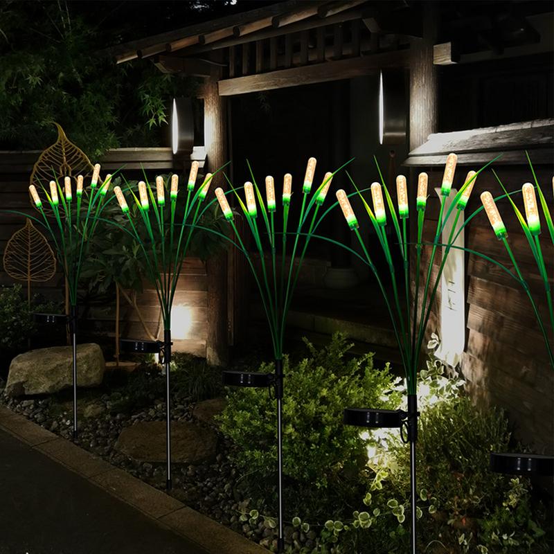 ガーデンライト太陽光発電装飾ヤードライト2個セット装飾経路ラ - Outdoor Power Brush のレビューと価格