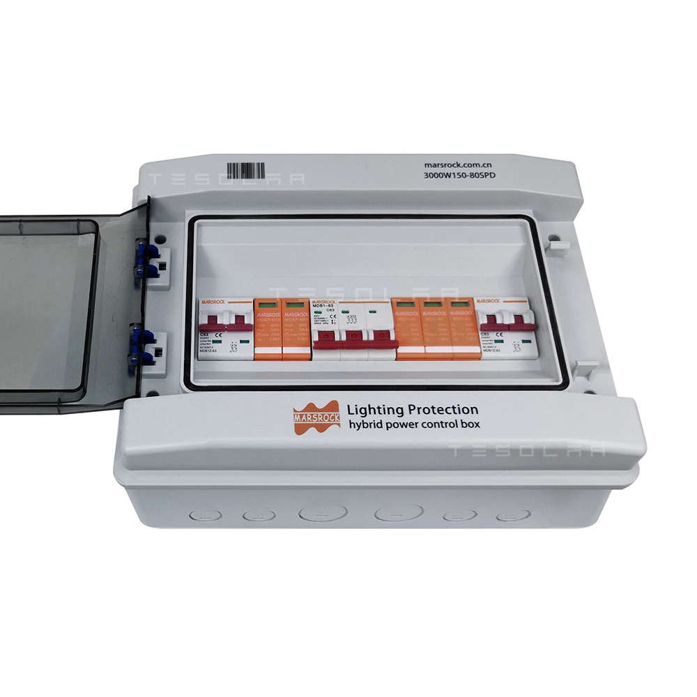 照明保護風力太陽光ハイブリッド電源制御ボックスpv dc結合 - Outdoor Power Supply Box のレビューと価格