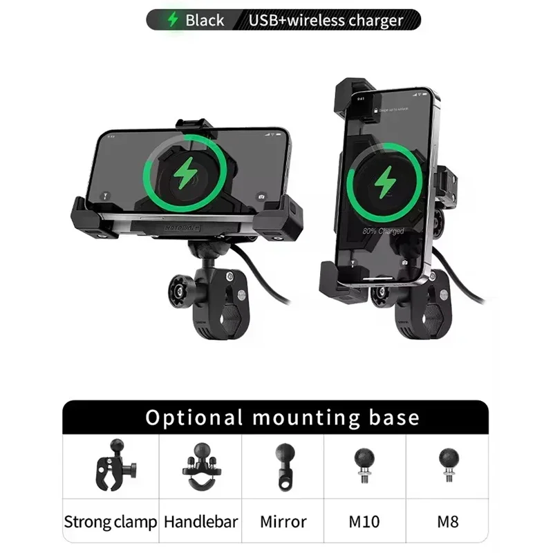 MOTOWOLF オートバイ屋外衝撃吸収携帯電話ホルダー三角 - Outdoor Usb Power Supply のレビューと価格