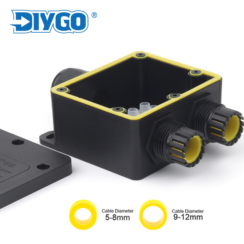 防水IP68ジャンクションボックス,防水,3ウェイミニコネク - Outdoor Power Supply Box のレビューと価格