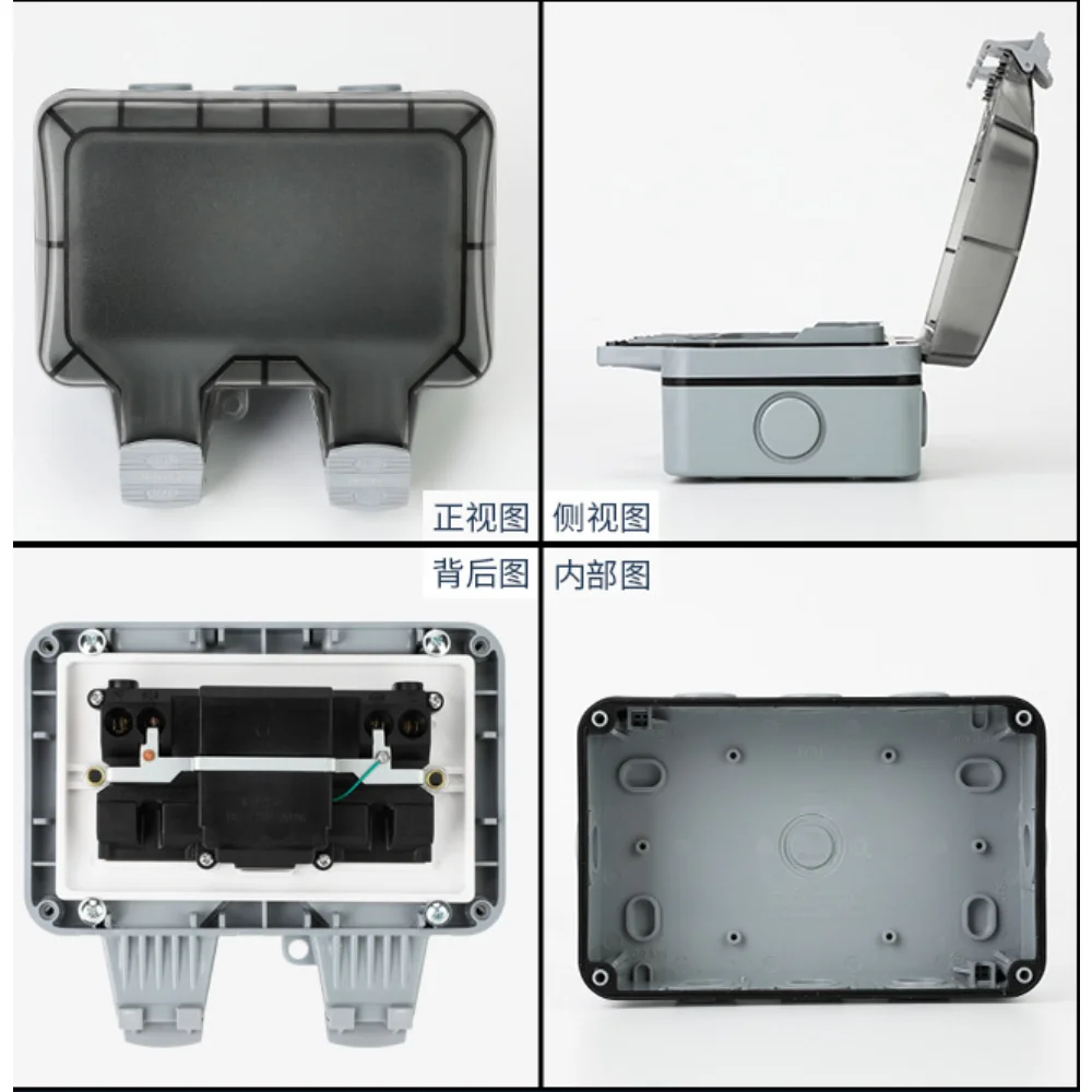 EU KR 屋外壁防水ソケット 16A コンセント韓国電力  - Outdoor Power Port のレビューと価格