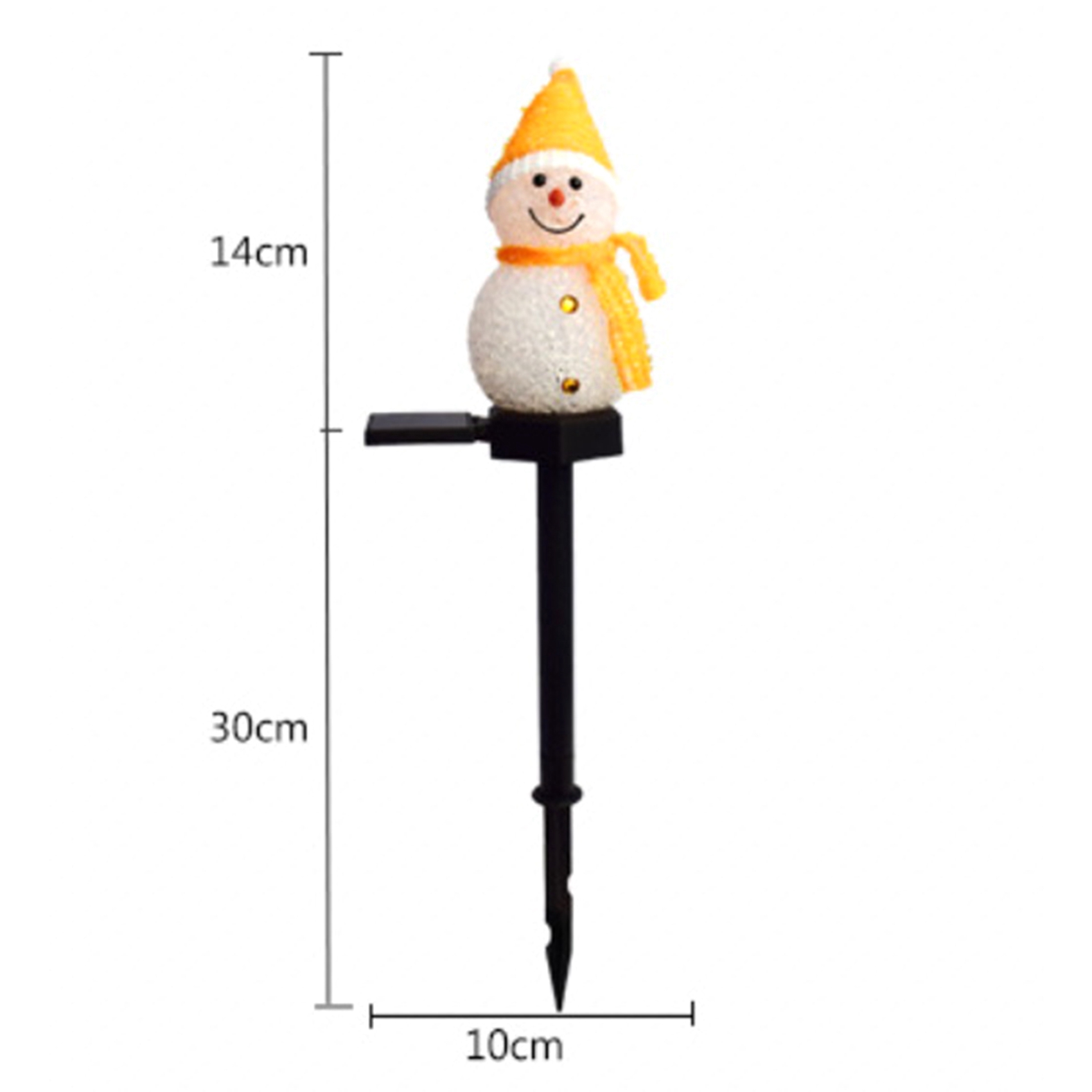 A72P スノーマンソーラーライト クリスマスソーラーLED - Outdoor Power For Xmas Lights のレビューと価格