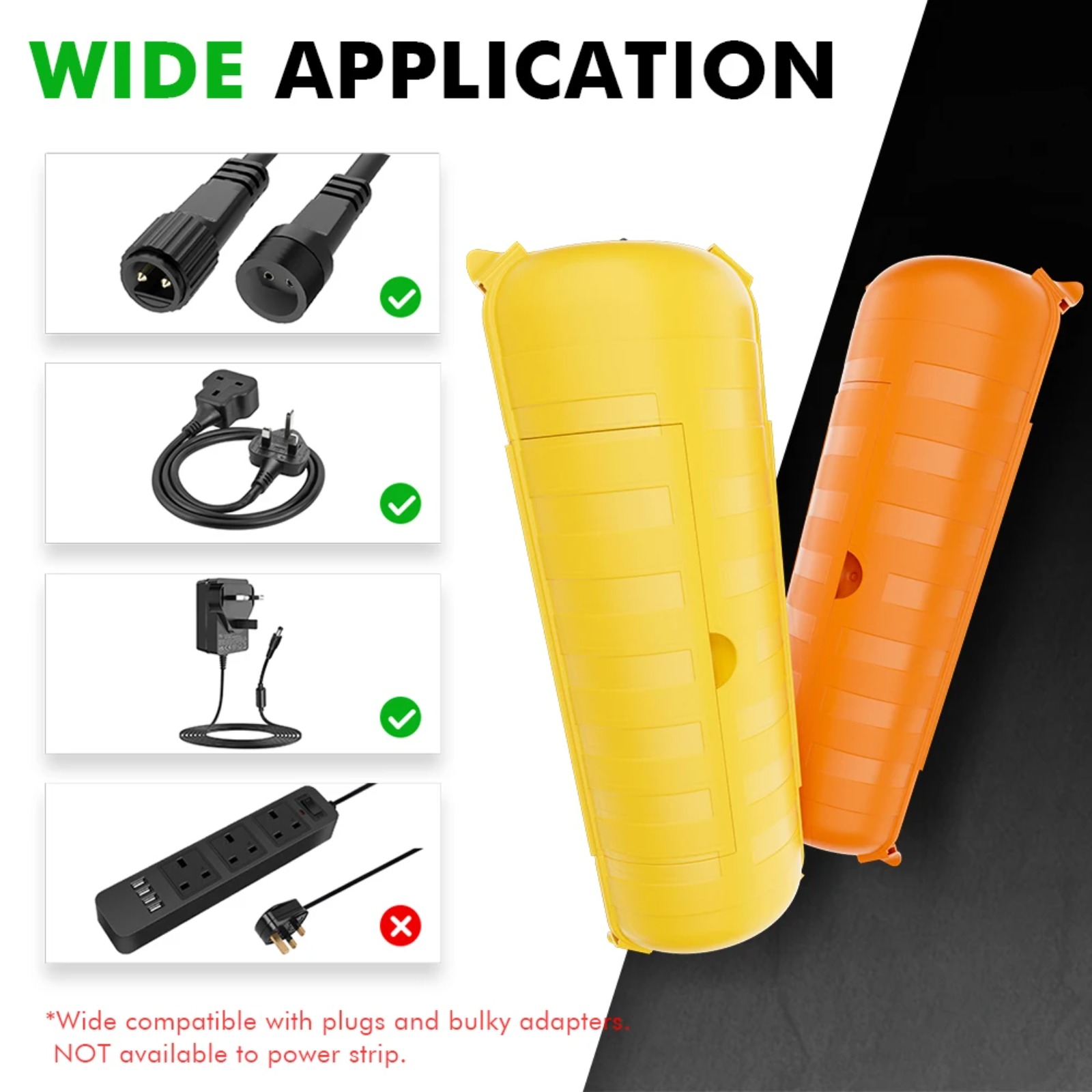 IP44 屋外延長コードカバー 29x11x7.5cm 高耐 - Outdoor Power Extension Cord のレビューと価格