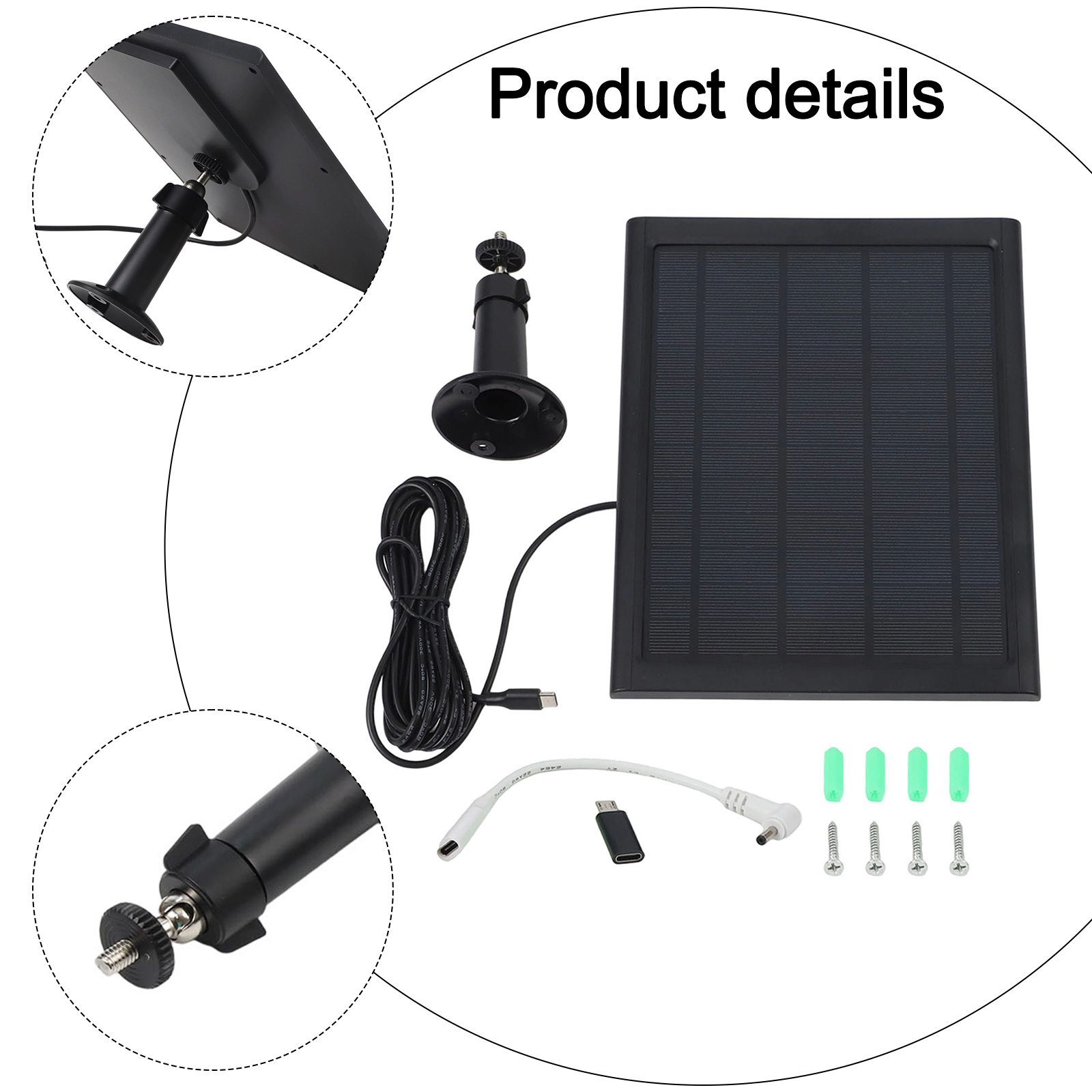 リングデバイス用 ソーラーチャージャー リング用 屋外用エネ - Outdoor Usb Power Supply のレビューと価格