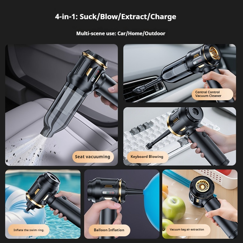 ワイヤレスハンディカー掃除機ハイパワー4in1送風吸引空気注 - Outdoor Power Vacuum のレビューと価格