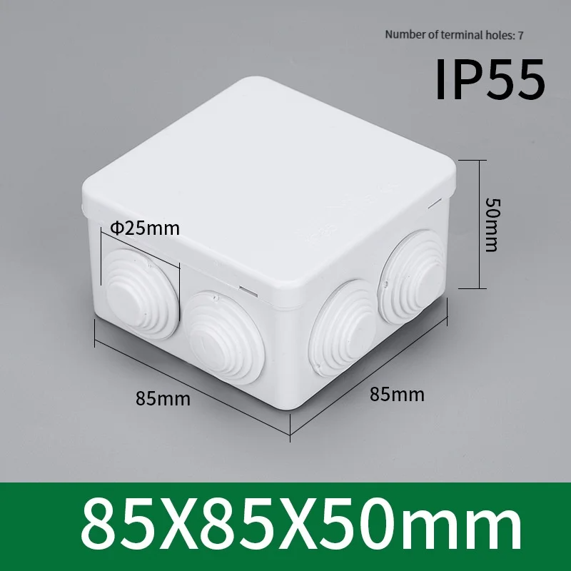 85 * 85 * 50 屋外 Ip55 プラスチック防水ボ - Outdoor Power Supply Box のレビューと価格