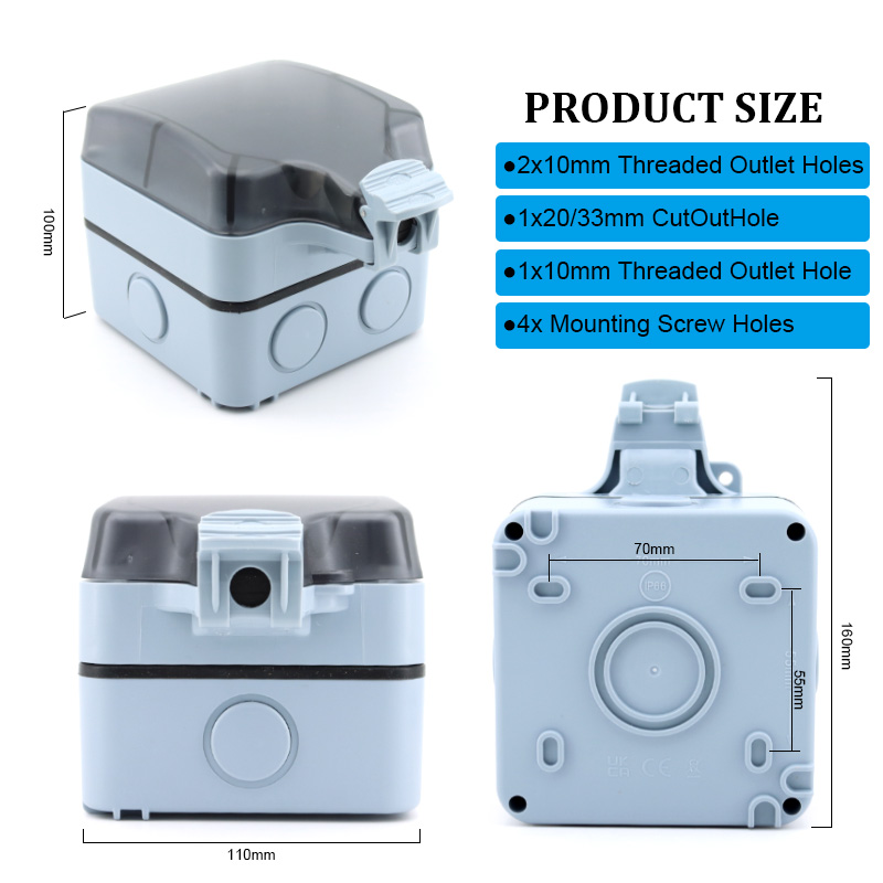 屋外電源コンセントボックス 防水IP66 50A 125v2 - Outdoor Power Port のレビューと価格