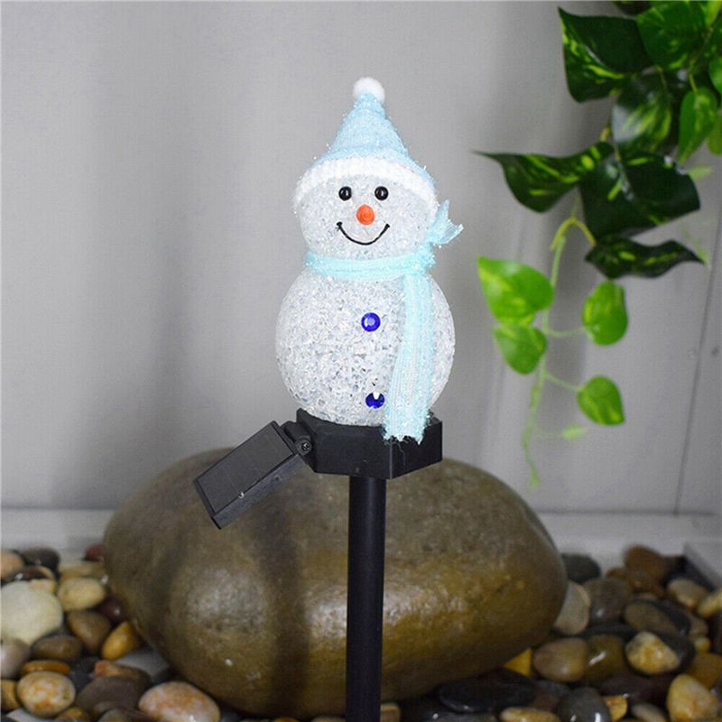 新しい 4X 雪だるまソーラーライトクリスマス太陽光発電 L - Outdoor Power For Xmas Lights のレビューと価格