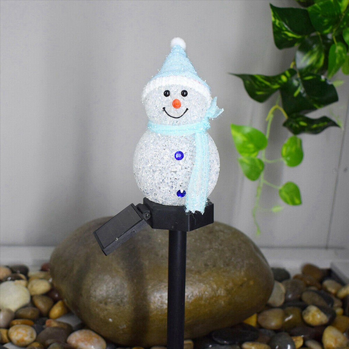 新しい 4X 雪だるまソーラーライトクリスマス太陽光発電 L - Outdoor Power For Xmas Lights のレビューと価格