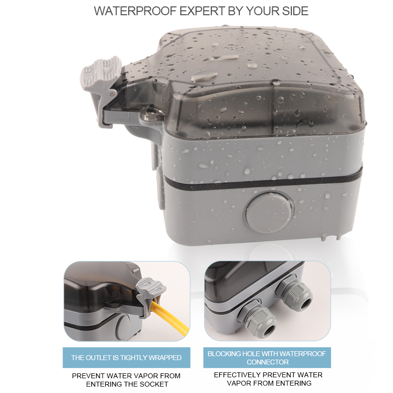 防水屋外壁コンセント,防水,IP66,250V,スイッチ付き - Outdoor Power Port のレビューと価格