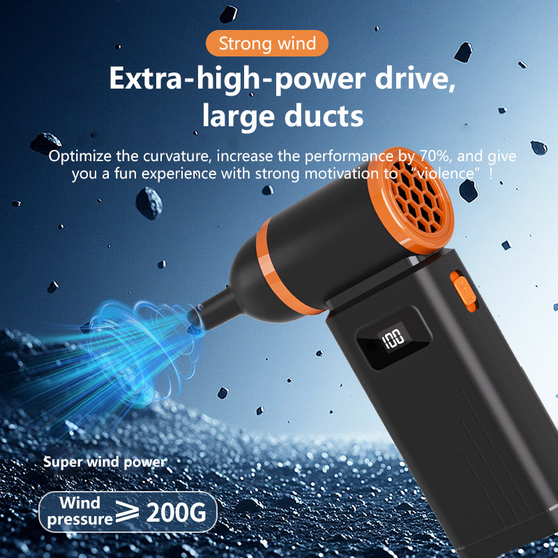 ハンディ型掃除機 2-in-1 吸引・送風 高速USB充電  - Outdoor Power Brush のレビューと価格
