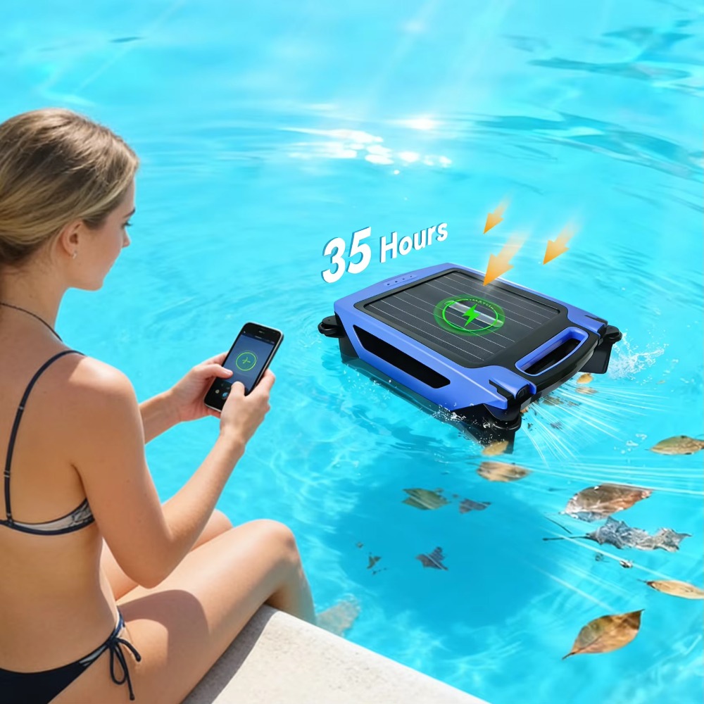 高品質ソーラー式屋外プールスマート自動スキマー掃除機ロボット - Outdoor Power Vacuum のレビューと価格