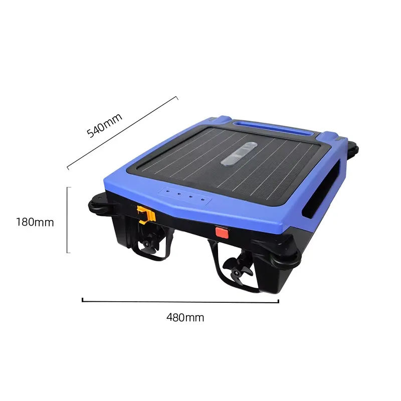 屋外用ソーラー式エコフレンドリー自動プールリーフスキマー掃除 - Outdoor Power Vacuum のレビューと価格