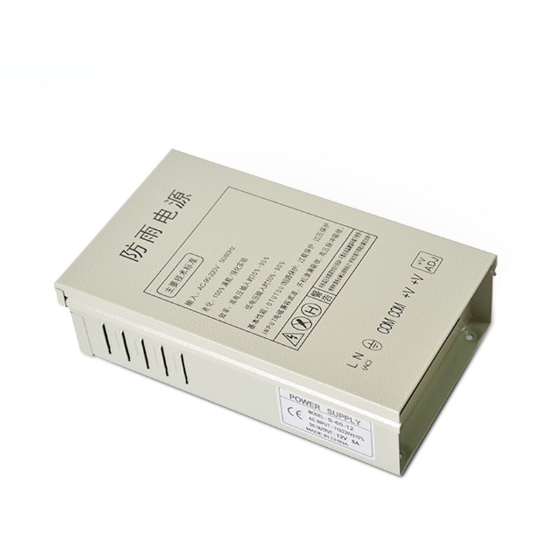 12V5A 防雨型スイッチング電源屋外監視用 LED ライト - Outdoor Power Supply Box のレビューと価格