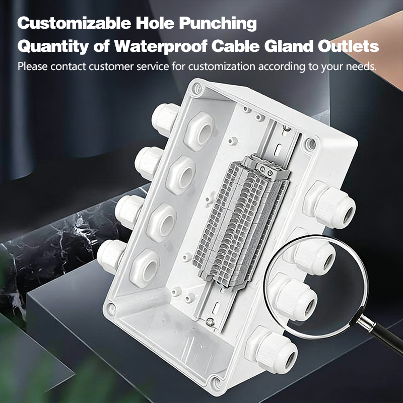 防水ジャンクションボックス、プラグイン端子台付き、多入力多出 - Outdoor Power Block のレビューと価格